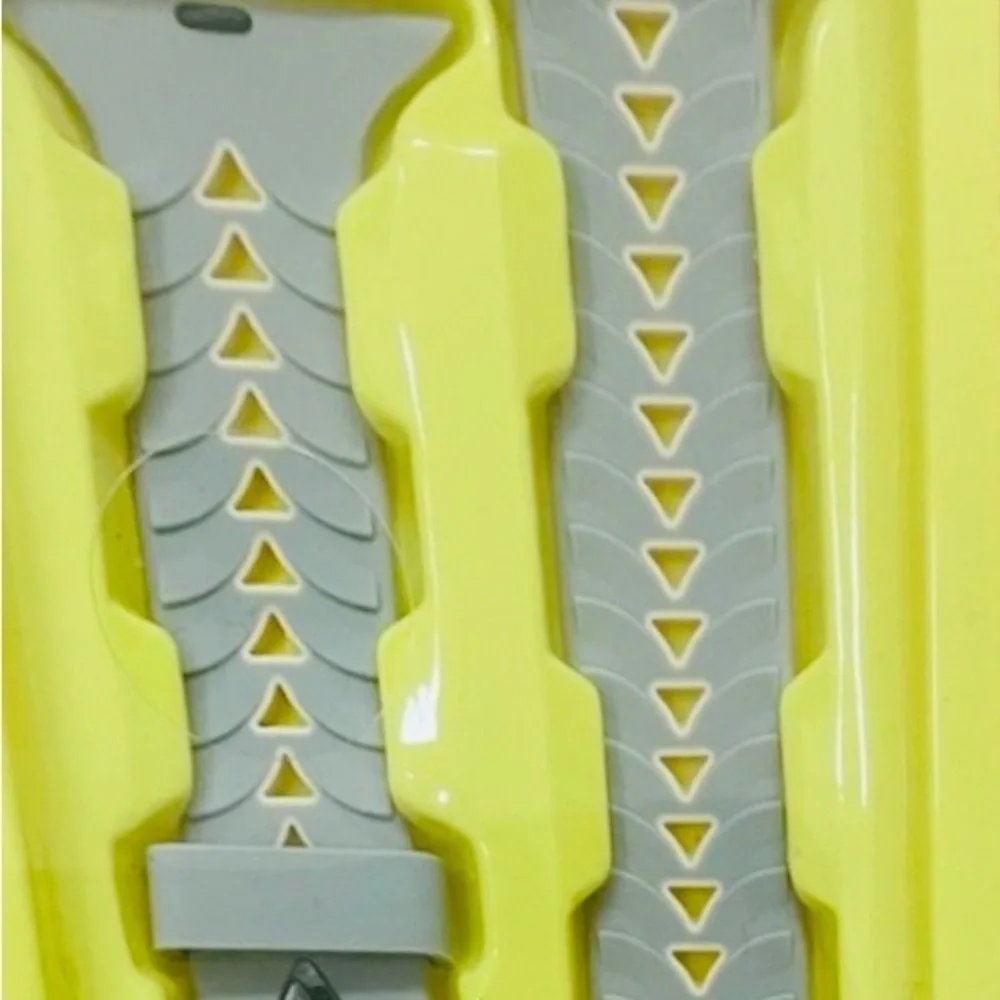 ⌚️🆕⌚️All in Motion Gray Silicone Watch Band For An Apple Watch-42/44/45mm
